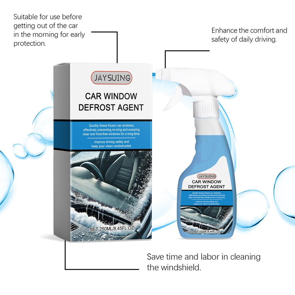De-icer Spray De Ice Defroster for Car Winter Window Cleaner Auto Windshield Deicer Defroster Ice Remover Agent Anti Freeze