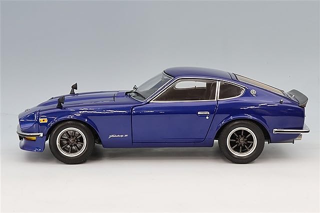 Kyosho Оригинальная масштабная модель Nissan Fairlady Готовая модель KS08220WBL 1/18 Z-L (S30) (Синий металлик)