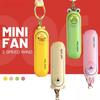 Милый Мини-вентилятор Портативный Ручной Складной Прикроватный Офисный Зарядка от USB Аккумулятор Настольный Охлаждающий