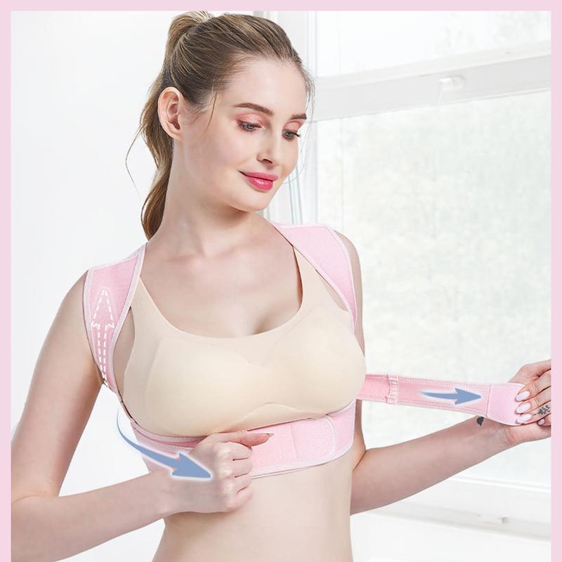 Posture Corrector for Women & Men, Adjustable Upper Back Brace for Clavicle Support, Pain Relief from Neck, Shoulder, Upper Back