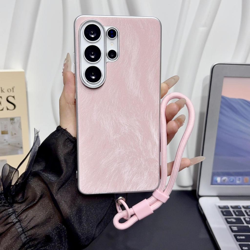 Чехол-веревка Samsung S26 Ultra Ice Silk Feather - Защитный чехол однотонный