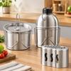 0.6L Camping Kettle Cups 304 Stainless Steel Outdoor Cookware Camping Portable Water Cup