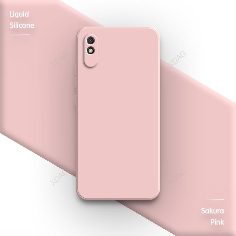 Мягкий чехол для телефона Redmi 9A T 9T 9C NFC 9i Sport Activ Power 9 India AT 9AT Жидкий силикон Простой Защитный Оригинальные задние крышки