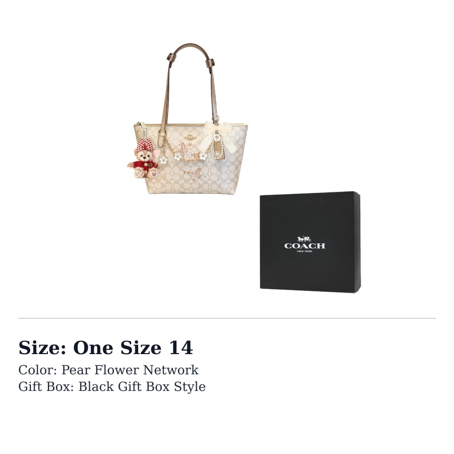 COACH Fiona Artificial Leather Tote Shoulder Bag Medium Women's Multicolor CW396-IMXB8(team437- )