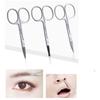 Ножницы для макияжа из нержавеющей стали, инструменты для стрижки волос в носу, унисекс