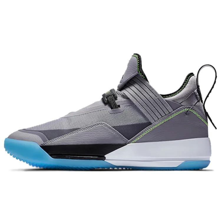 Air Jordan 33 SE PF 'Cement Grey' (Unisex) Cement Grey / Black-Sail-Volt Basketball Shoes CD9561 007