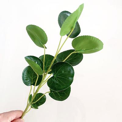 Искусственные Зеленые Листья Стебель Поддельная Зелень Ветка Искусственные Растения Спрей для DIY Свадебного Букета Центральные Элементы Стола Наполнитель для Вазы Домашний Декор Помещений