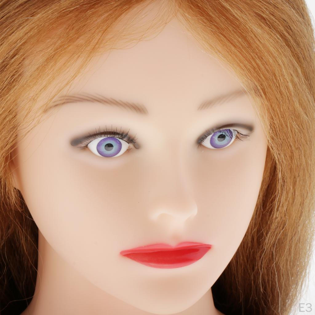 Модель головы манекена с плетением и демонстрацией ювелирных изделий на плечах