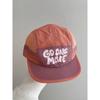 Drawstring Design Short Brim Baseball Cap Letter Printing Sun Visor Cap Quick-drying Hat  Unisex
