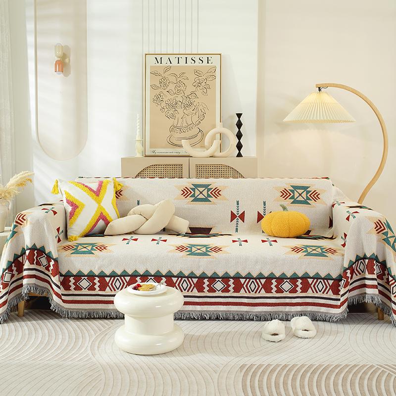 Чехол для дивана в стиле ретро в японском стиле, пледы для гостиной, парная позиция, летний кемпинг, пикник, чехол для одеяла Maneki-neko