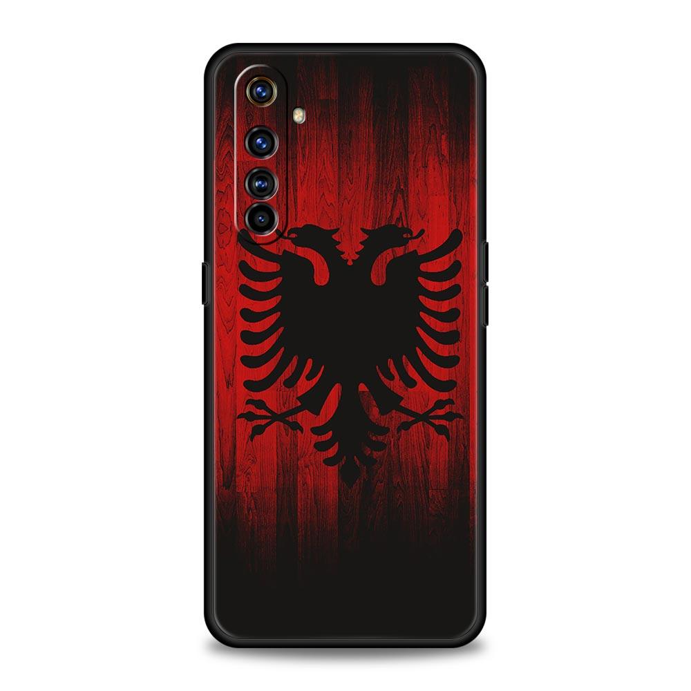 Чехол для телефона Realme 12 11 10 9 8 5G 7 6 GT5 GT3 GT2 Pro Plus C21 C11 C25 C35 для Realme GT Neo 2 3 3T 5, чехол с флагом Албании