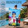 Rainbow Kingdom Adventure Beach Towel, Microfiber Beach Towel, Perfect For Pool, Beach, Travel, Home Decor Beach Party Fan gifts