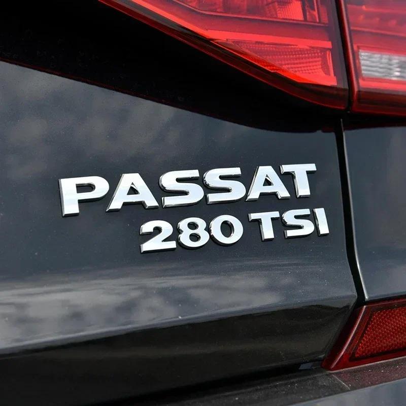 APRUB1 ABS TSI TDI V6 V8 Буквы Шильдик Декор Наклейки на Задний Багажник Для Volkswagen Passat B5 B5.5 B6 B7 B8 Аксессуары для Стиля Автомобиля