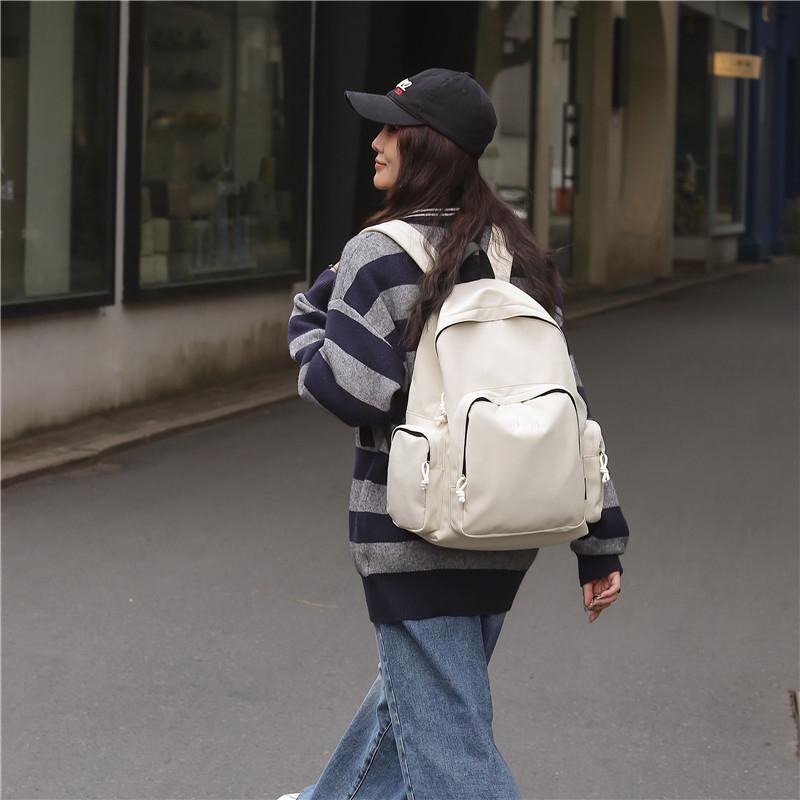 Сплошной цвет школьной сумки студентки рюкзак путешествия рюкзак