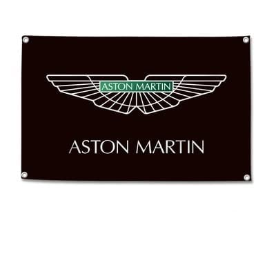 Aston Martin" Extra Large Flag/Banner (approx. 150cm x 90cm) - Perfect for decorating your room or garage! American Goods & Car Racing