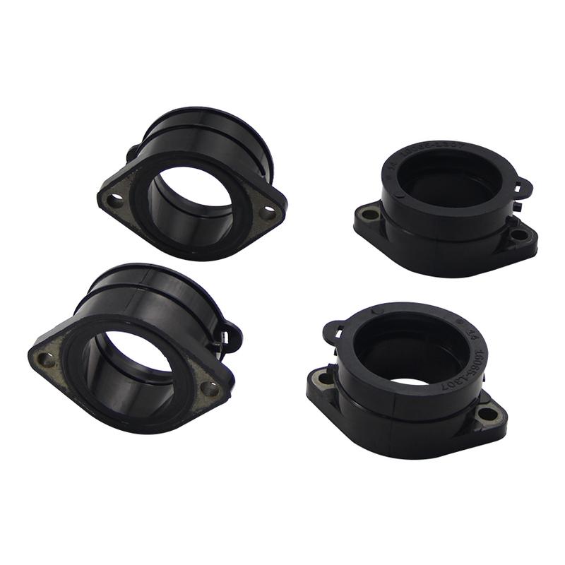 Motorcycle Carburettor Interface Adapter Intake Manifold For Kawasaki GPZ 1100 E ZXT10E F ABS ZRX C ZRT10C OEM:16065-1307 4Pcs