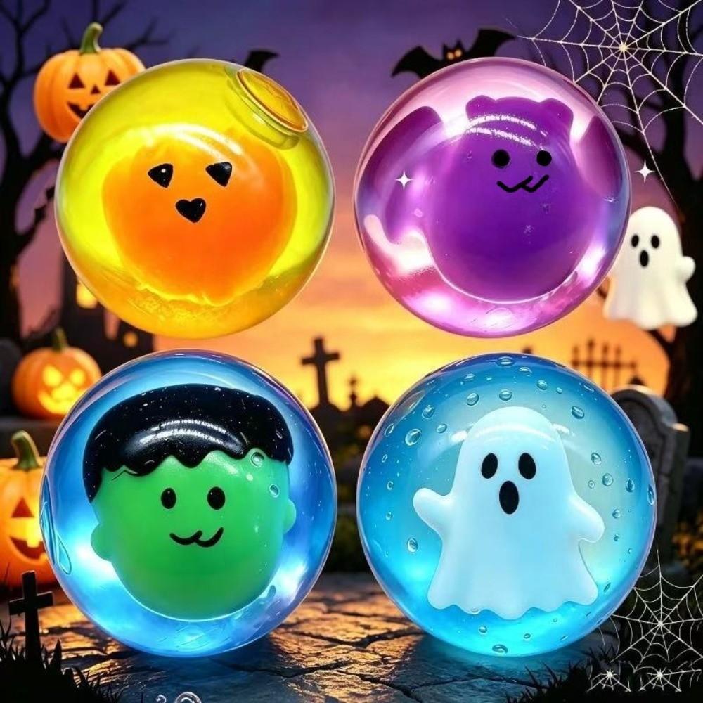 Soft Sensory Fidget Toy Pumpkin Decompression Toy Cute Halloween Squeeze Squishy Toys For Kids