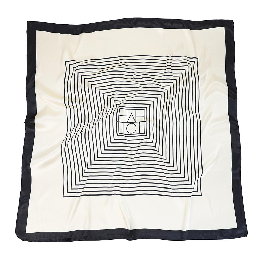 High-quality Luxurious Silk Scarves Headband Scarfs Neck Scarf For Women Chain Silk Scarf Women's Decorative Shawl