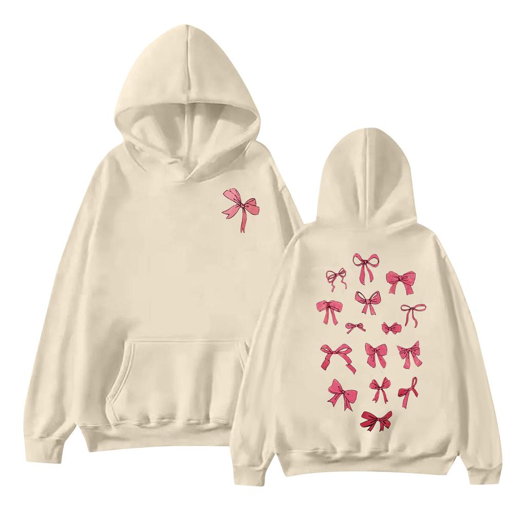 Women's Fashion Printed Long Sleeve Loose Sweatshirt Top Fall Hoodie Sweatshirt