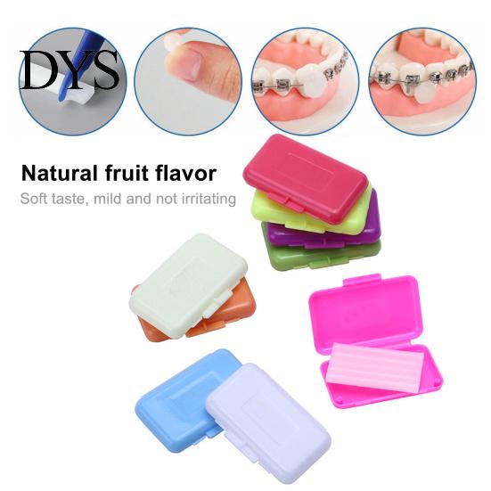 Braces Wax 1Box Fruit Scent Sticky Enough Oral Shape Freely Care Aligners Use Dental for Home Orthodontic