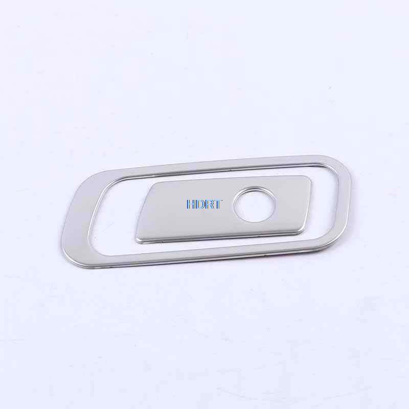 Car Stainless Steel Silver Interior Gear Shift Panel Outlet Glass Switch Cover Trim For Cadillac CT5 + Accessories Sticker