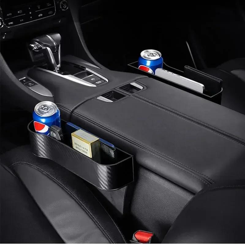 Ящик для хранения в автомобиле Товары для интерьера Ящик для хранения в центральной консоли сиденья Подстаканник Ящик для хранения в автомобиле Сортировка автомобильных аксессуаров