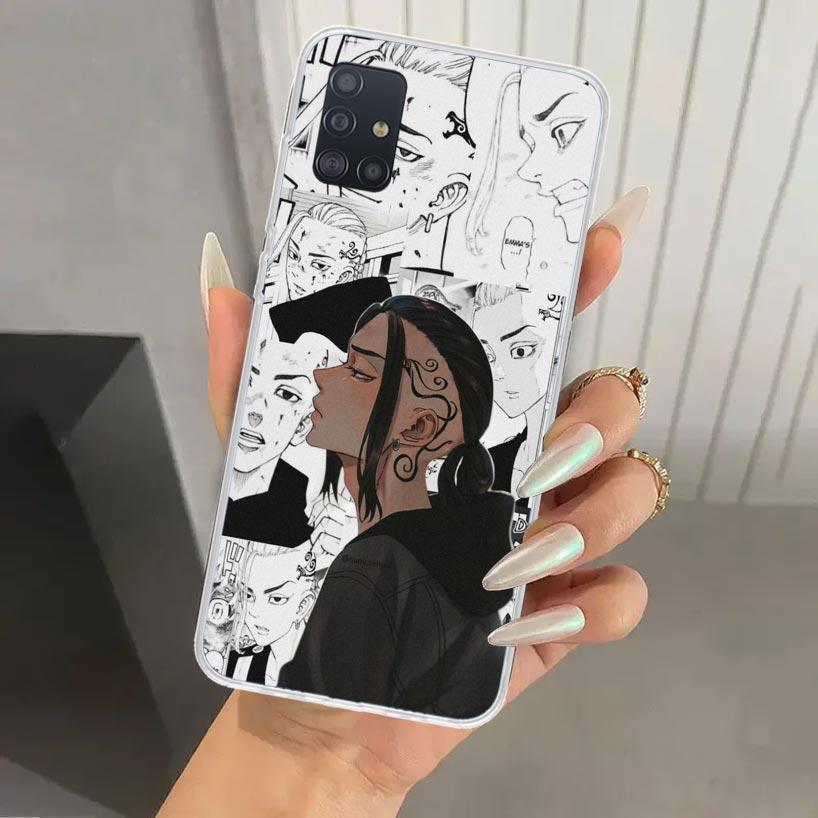 Чехол для телефона с аниме Tokyo Aevengers для Samsung Galaxy A52 A32 A22 A12 A02S A50S A30S A10S Note 20 Ultra 10 Plus S10 A31 A20 A71 A7