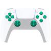 eXtremeRate Metal Thumbstick ABXY Buttons Compatible with PS5 Custom Replacement Aluminum Analog Thumbstick Action Buttons Direction Buttons