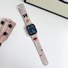 Cute puppy embroidered strap for Apple iwatch 10th generation watch Apple Watchs9876 generation SE