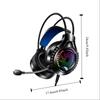 Большие проводные игровые наушники с амбушюрами для компьютера/ПК/геймера/мобильного телефона/ноутбука