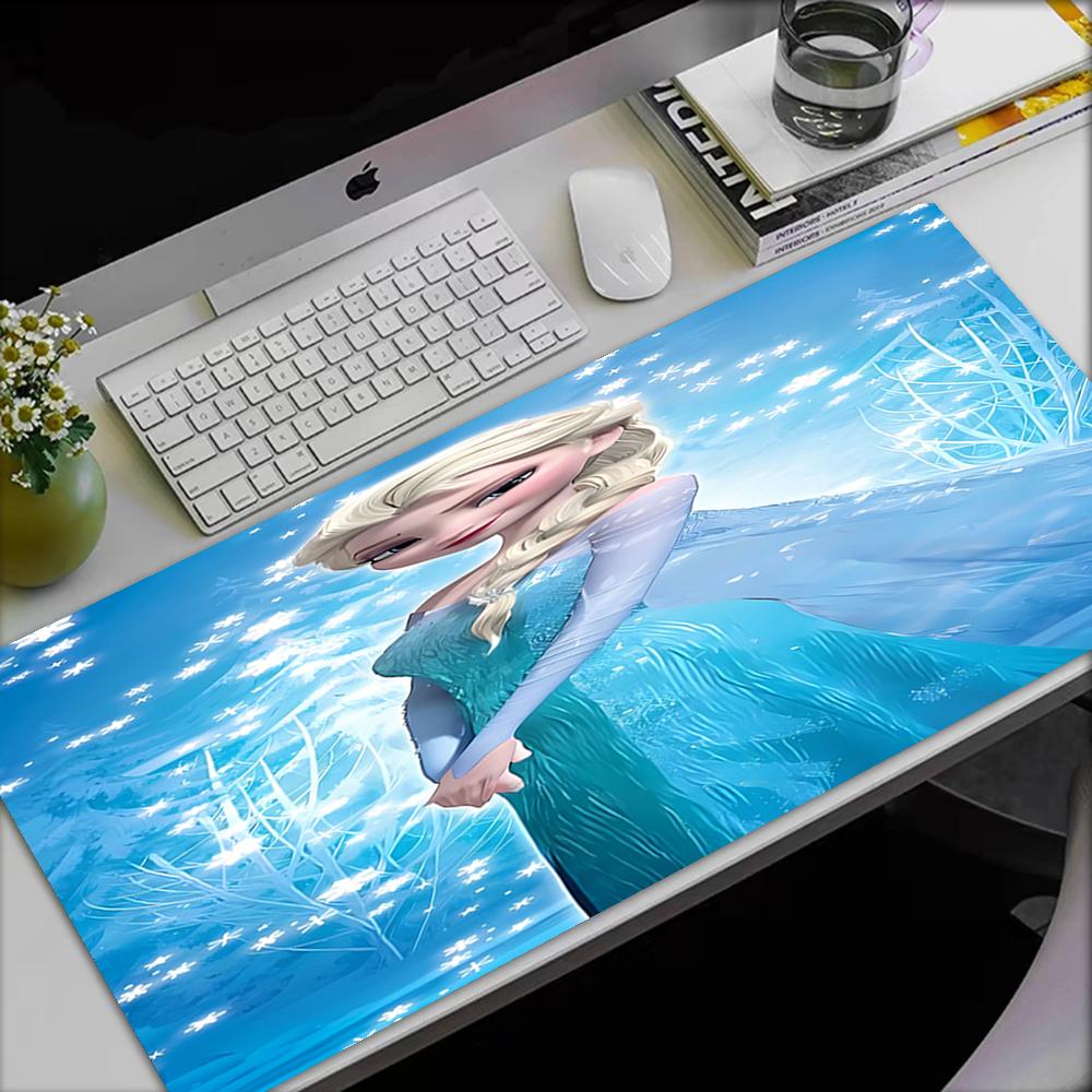 Elsa Theme Mouse Pad, Non Slip Rubber Base, Multifunctional Office & Home Decor, Perfect for Workspace Personalization.