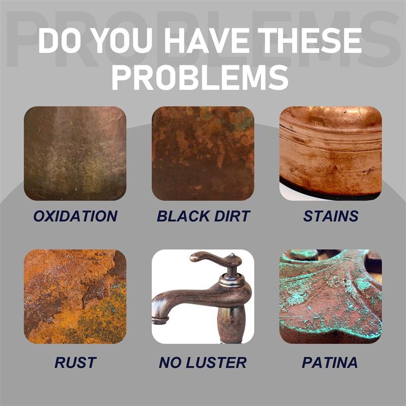 2/1Pcs Brass and Copper Tarnish Remover Metal Polish Cleaner for Polishing of Electrical Appliances Harmless Household Tools