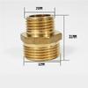 Pneumatic Plumbing Brass Pipe Fitting Male/Female Thread 1/2 BSP Tee Type Copper Fittings Water Oil Gas Adapter