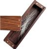 Solid Wood Walnut Wood Cat Whisker Box Magnetic Closure Pet Memorial Box  Animal Hair Collection