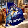 Custom Name Personalized Chelsea Football Club Print Blanket, Home Decor, Bedroom, Sofa, Camping, Couch, Gifts for Birthday Christmas