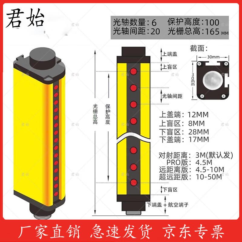 Junshi Infrared Safety Light Curtain Sensor
