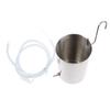 Набор ведер для клизмы из нержавеющей стали, подходит для дома, для очищения кишечника водой и кофе