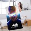 Пляжное полотенце из микрофибры с изображением рэпера JuL Music Album, впитывающее, быстросохнущее, мягкое, для йоги, плавания, курорта, альпинизма