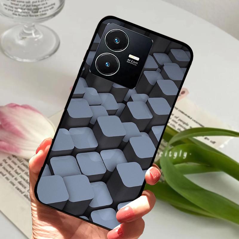 Для Vivo Y22S 2022 Чехол Ударопрочный Мягкий ТПУ Силиконовый Чехол для Телефона Для Vivo Y22 Y 22 V2207 Y22S V2206 Funda Capa Мультяшный Vivoy22