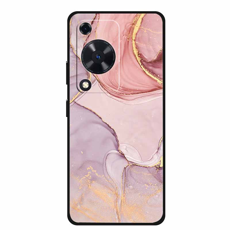 Чехол для Huawei nova Y72 Мраморный Мягкий Силикон ТПУ Чехлы для Телефона Задняя Крышка Для Huawei Enjoy 70 NovaY72 Расписной Ударопрочный Чехол