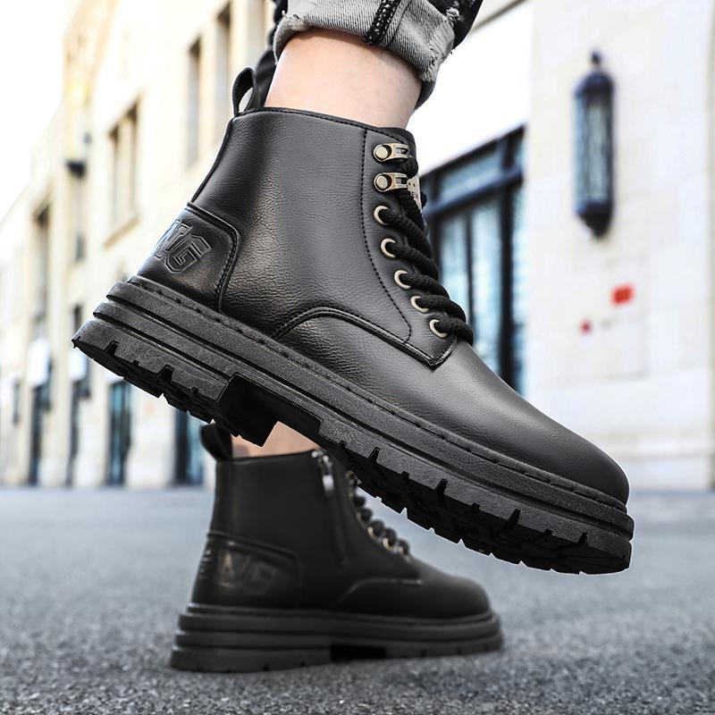 Luxury Men Boots Autumn Winter Slippers Warm Men Shoes Sneakers Male Tenis Shoes Boots Men Sneakers Winter High Top Shoes for Men