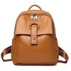 Top Layer Leather Backpack Women's Leather Women's Bag Fashion Backpack Crossbody Bag Splicing Leather