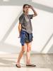 EDENIK Exotic Rose Short Sleeve T-Shirt_Charcoal Gray