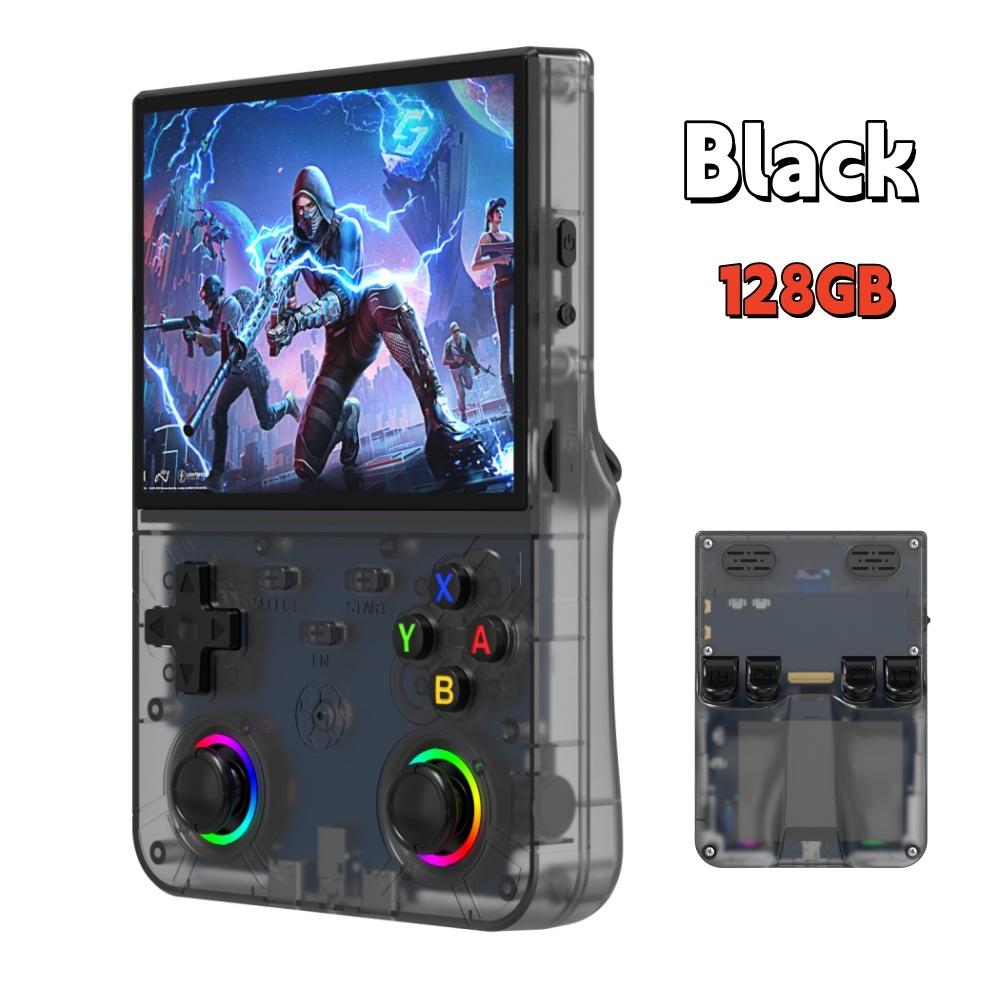 Новая карманная ретро-игровая консоль R36 Ultra X с IPS-экраном, 128 ГБ предустановленных игр, портативный карманный плеер с системой Linux