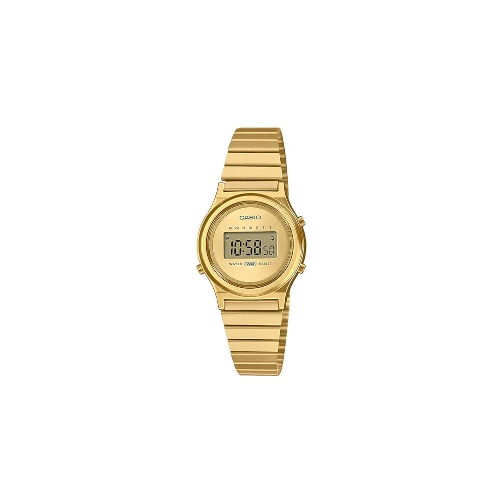 Casio Classic LA700WEG-9AJF Золотые Женские Часы с Кварцевым Механизмом и Регулируемым Ремешком
