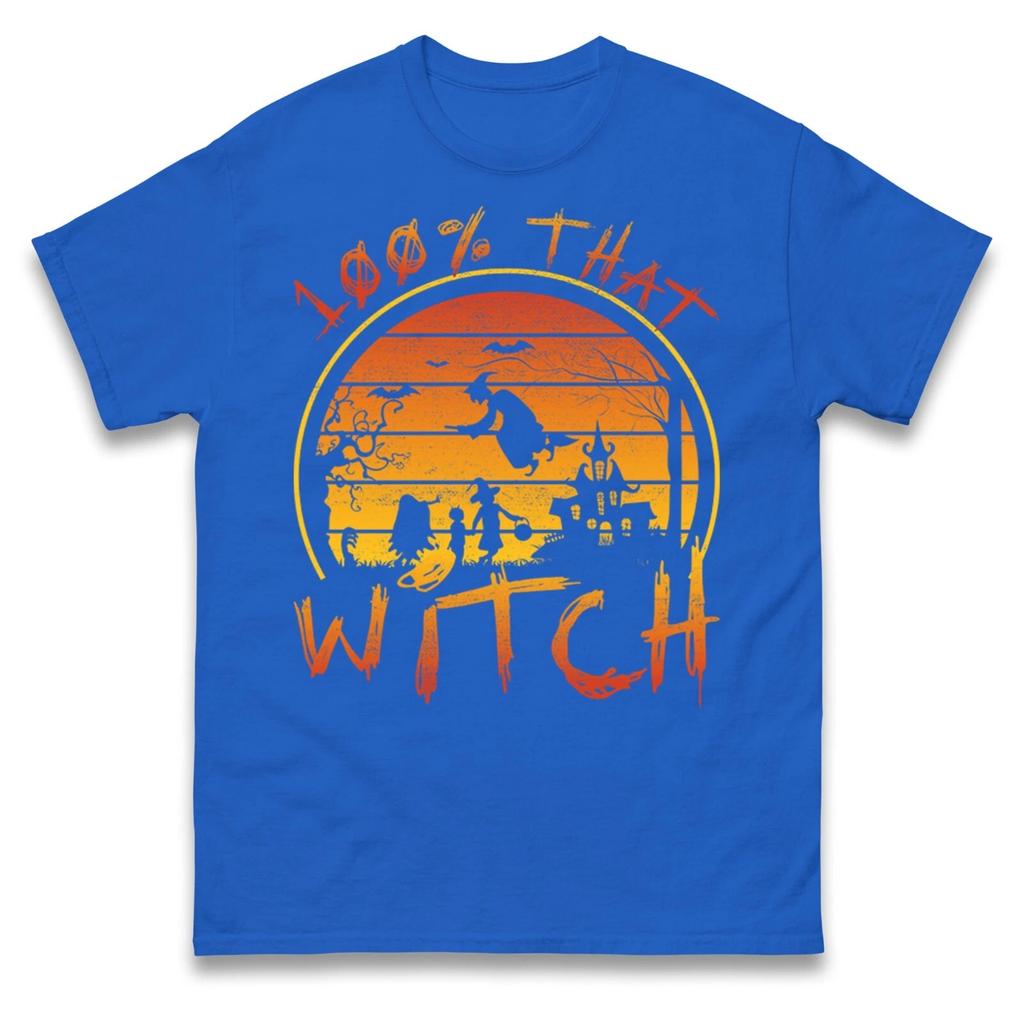 100% That Witch Halloween Spooky T Shirt