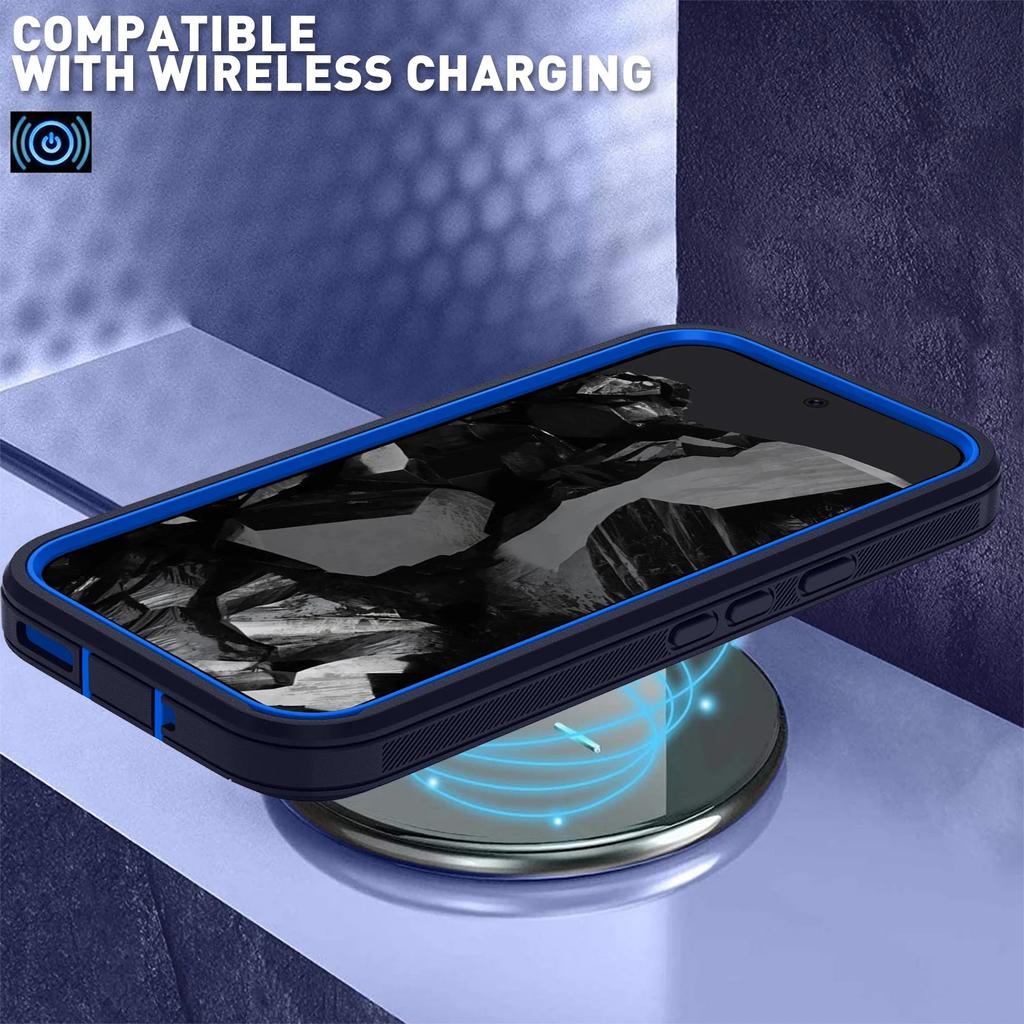 Прочный противоударный чехол-броня OTT с клипсой для Google Pixel 10 9 8 ProXL, усиленный, двухслойный, защитный