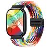 Для Redmi Watch 6/5/4 XiaoMi Mi Band 8 Pro Магнитный плетеный нейлоновый ремешок с быстросъемными креплениями, регулируемый, дышащий, спортивный браслет
