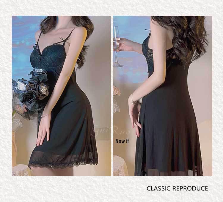 Элегантная ночная сорочка на косточках с нагрудными вкладышами и комплект с халатом для женщин