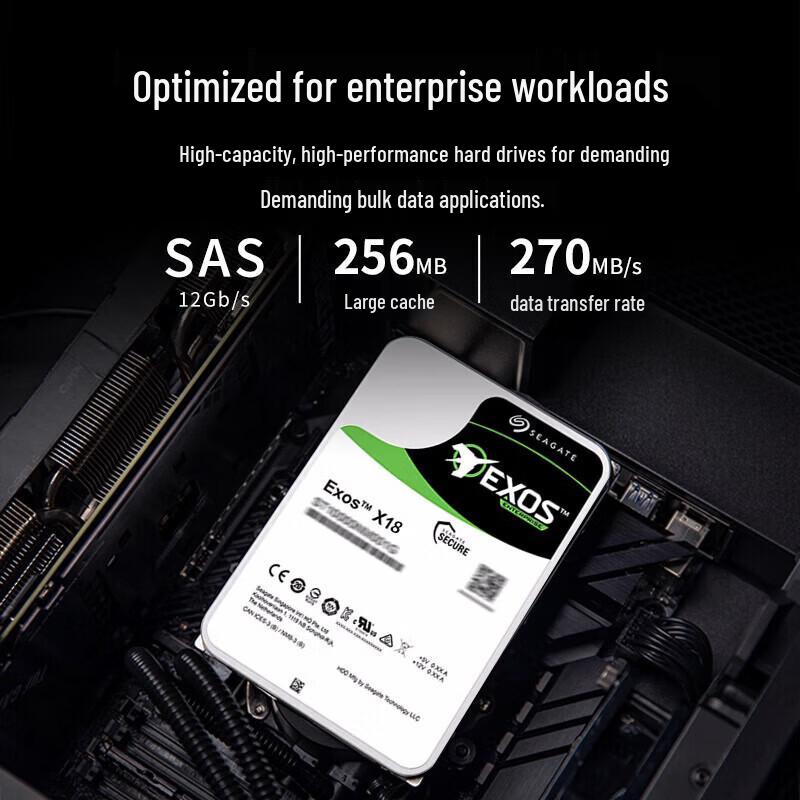 Seagate Exos Enterprise SAS Hard Drive
